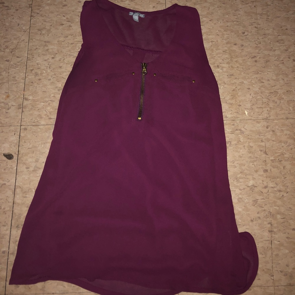 Maroon Top